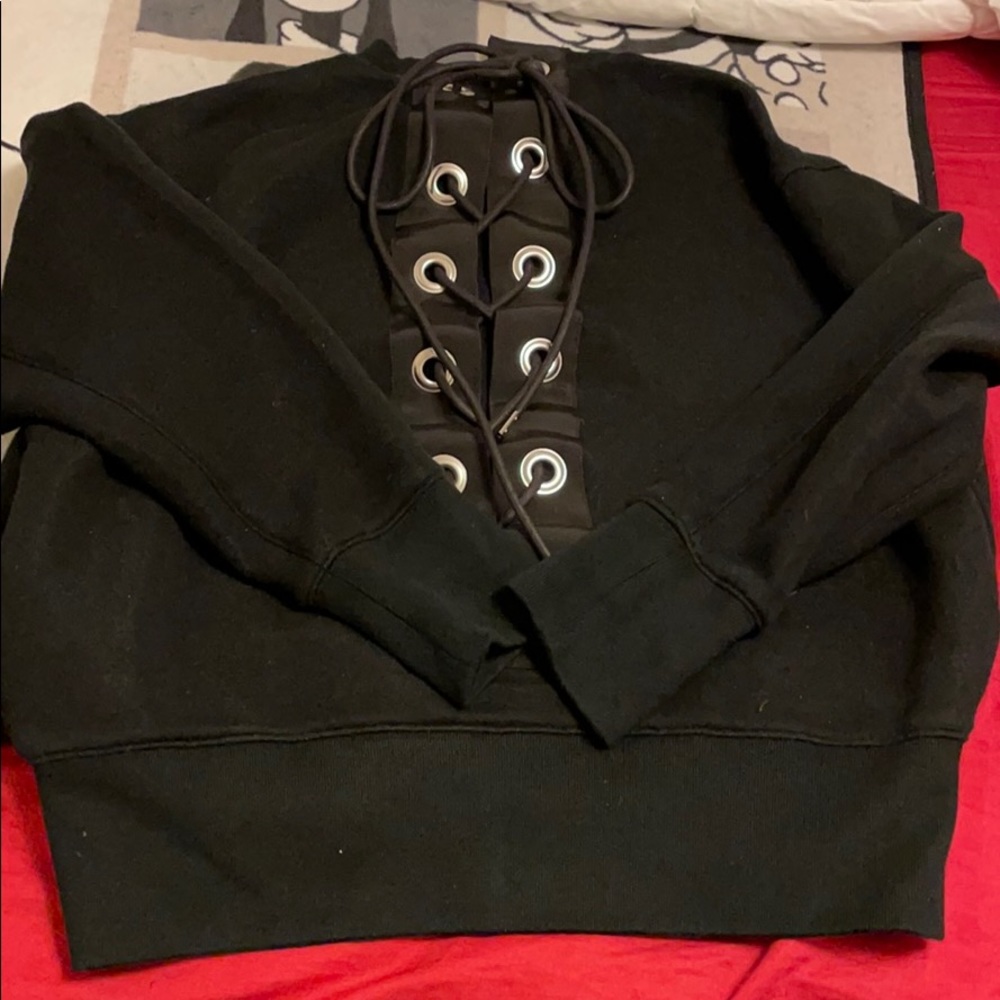 Sacai Laced Up Sweatshirt - Picture 8 of 8